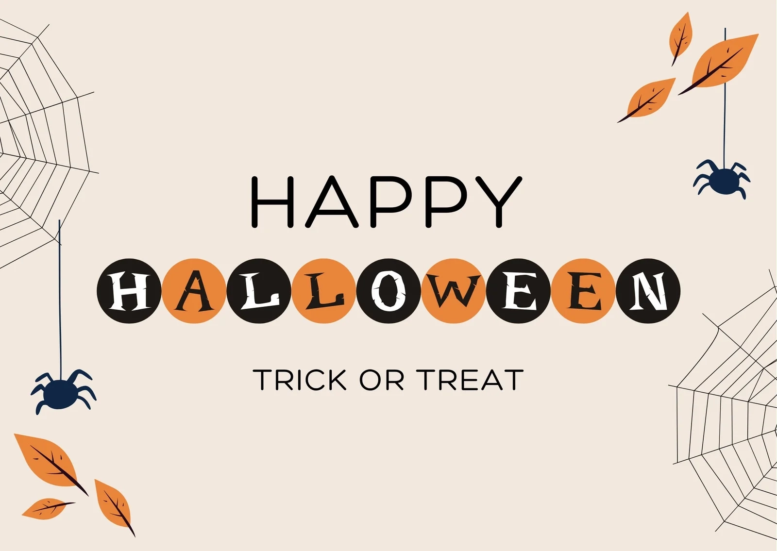 Free Printable Editable Halloween Card Templates Canva