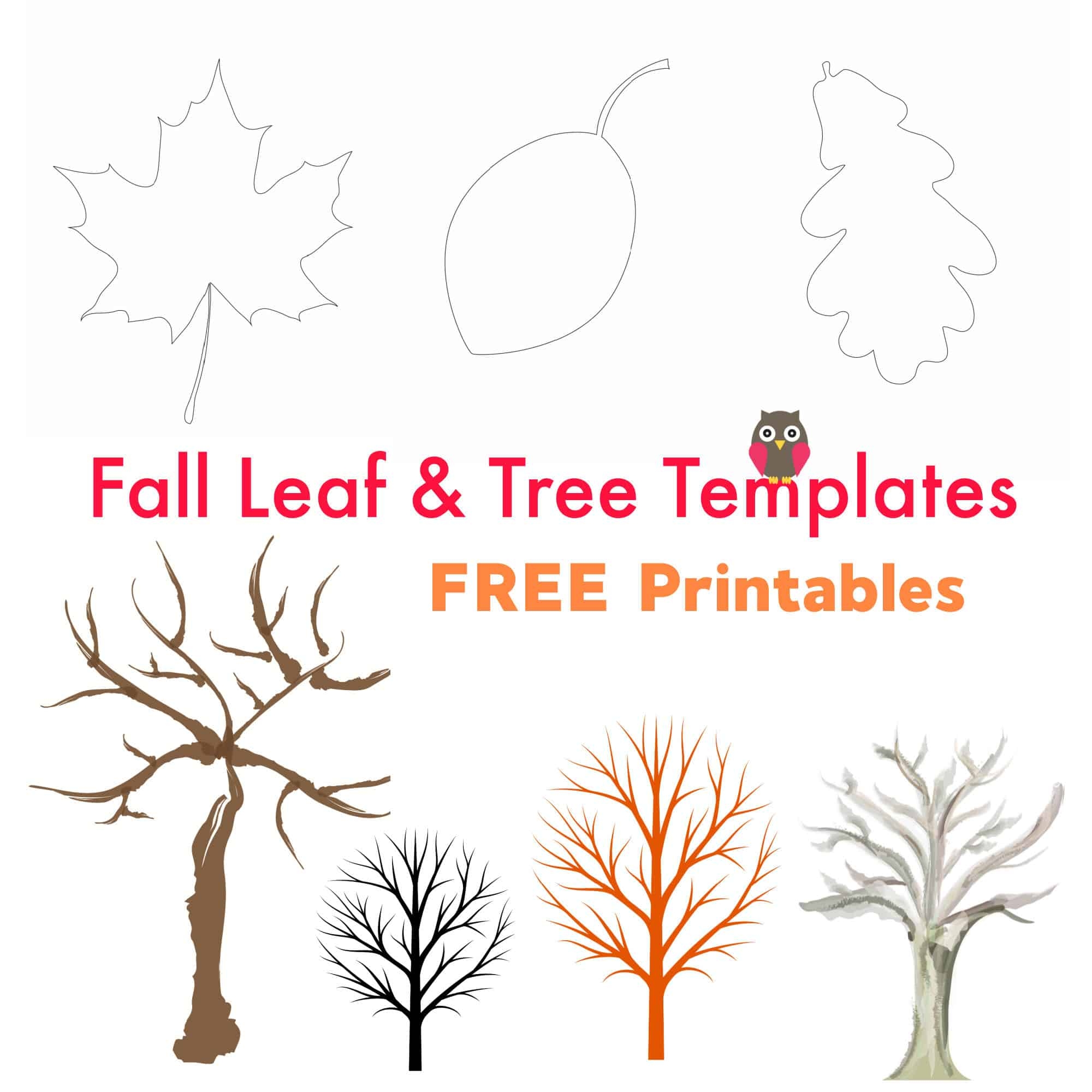 Autumn Tree Template Printable