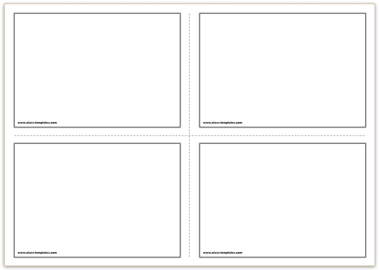Index Card Printable Template Index Card Printable Template