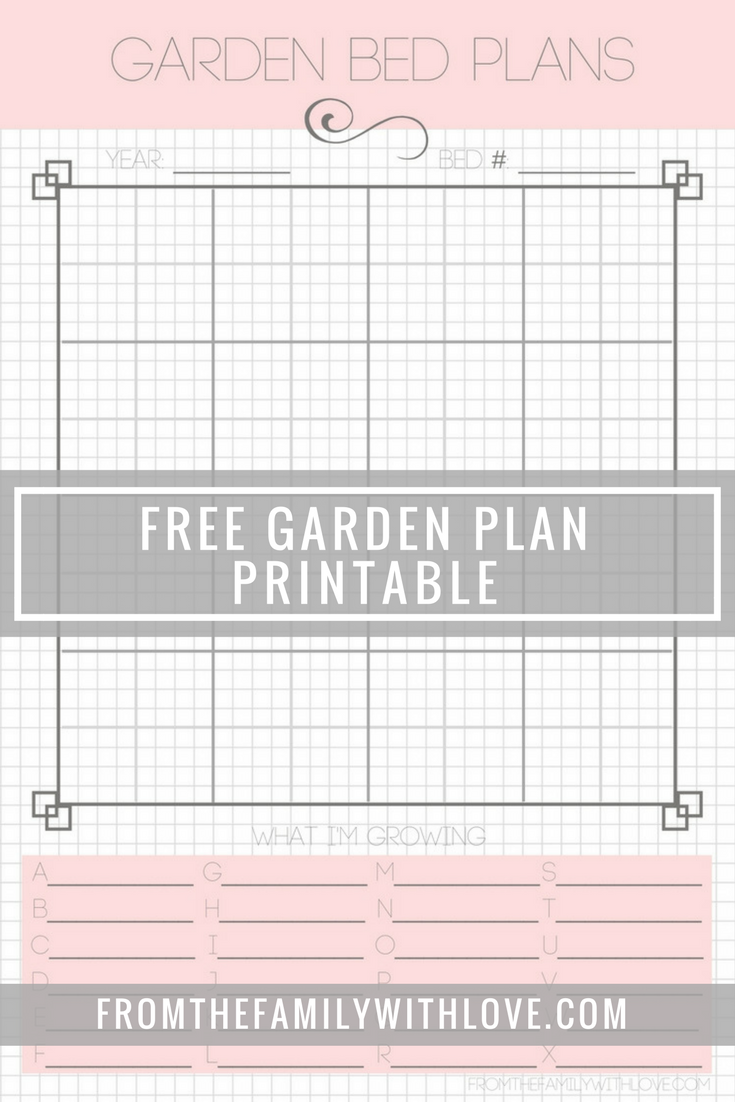 Garden Template Free Printable