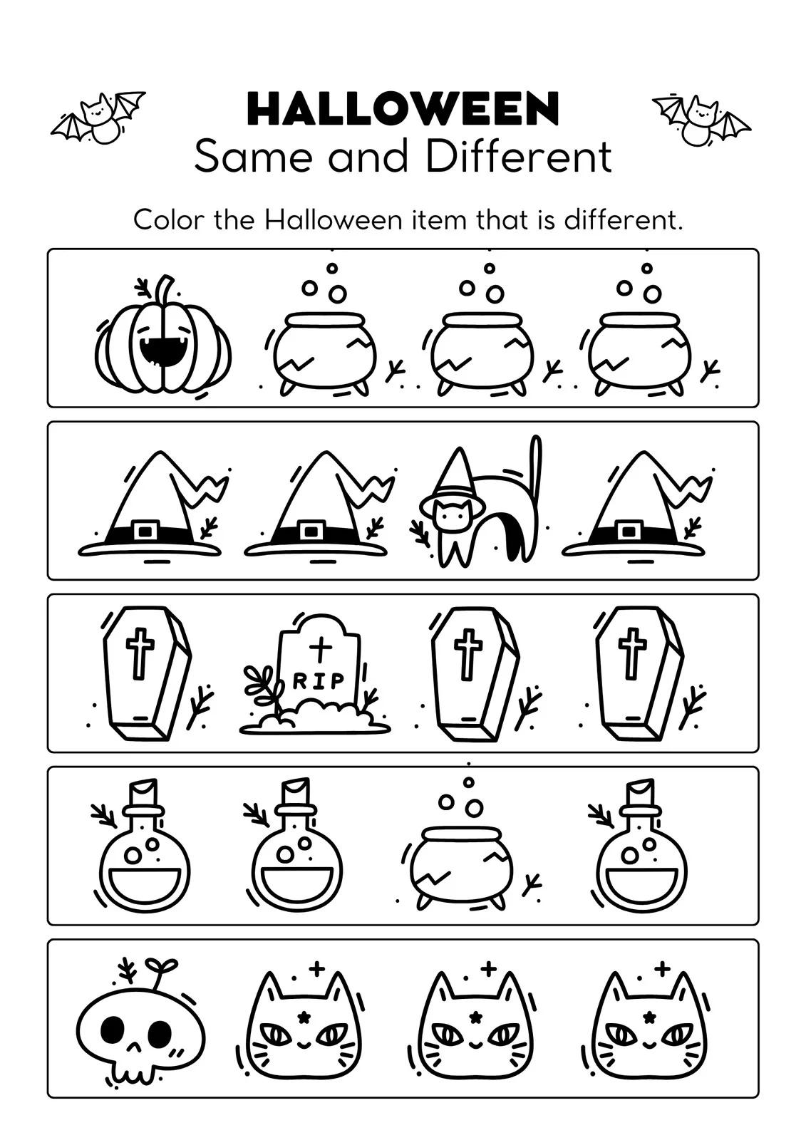Halloween Template Printable