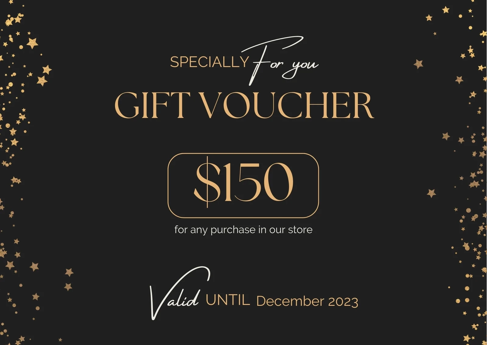 Printable Holiday Voucher Template