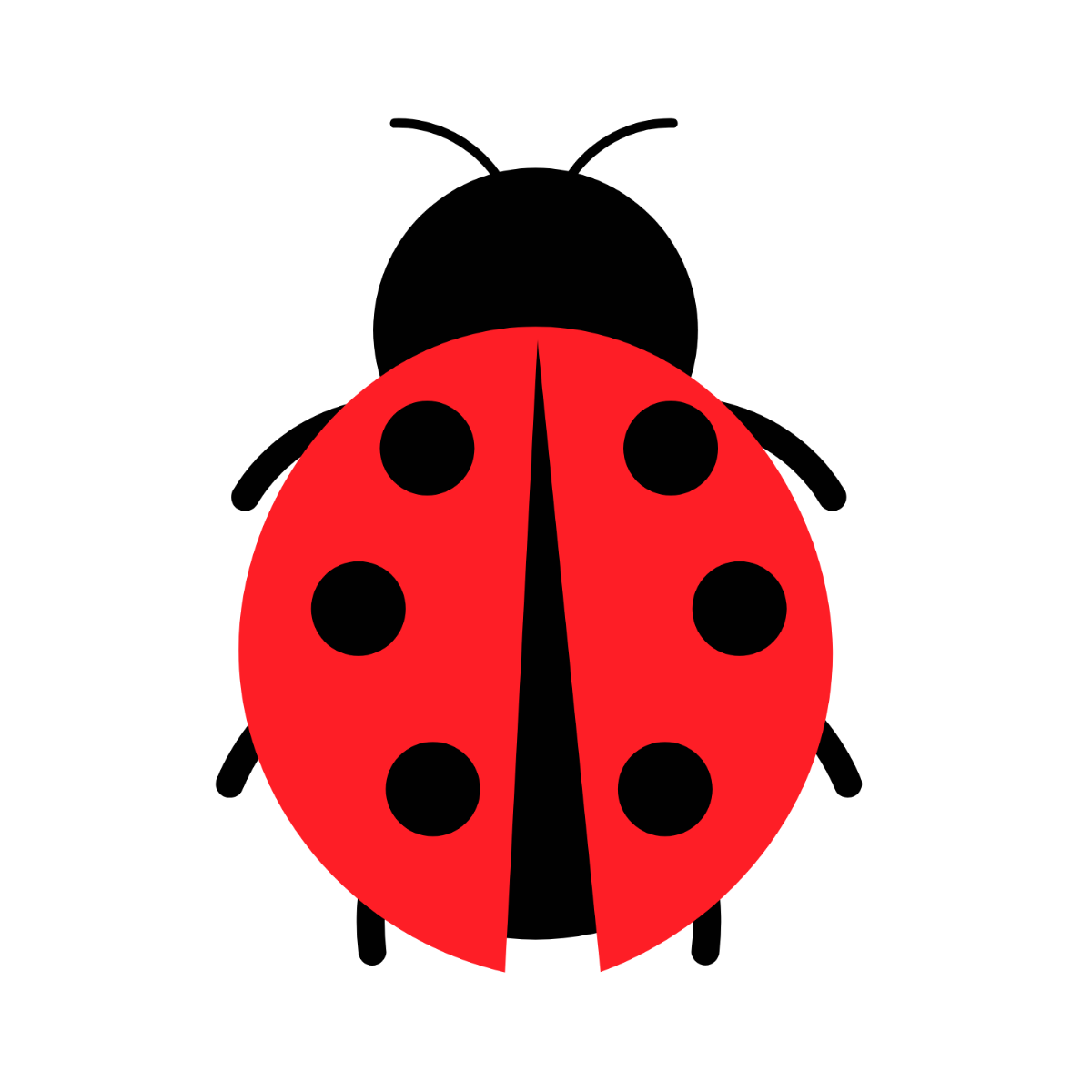 Lady Bug Template Printable