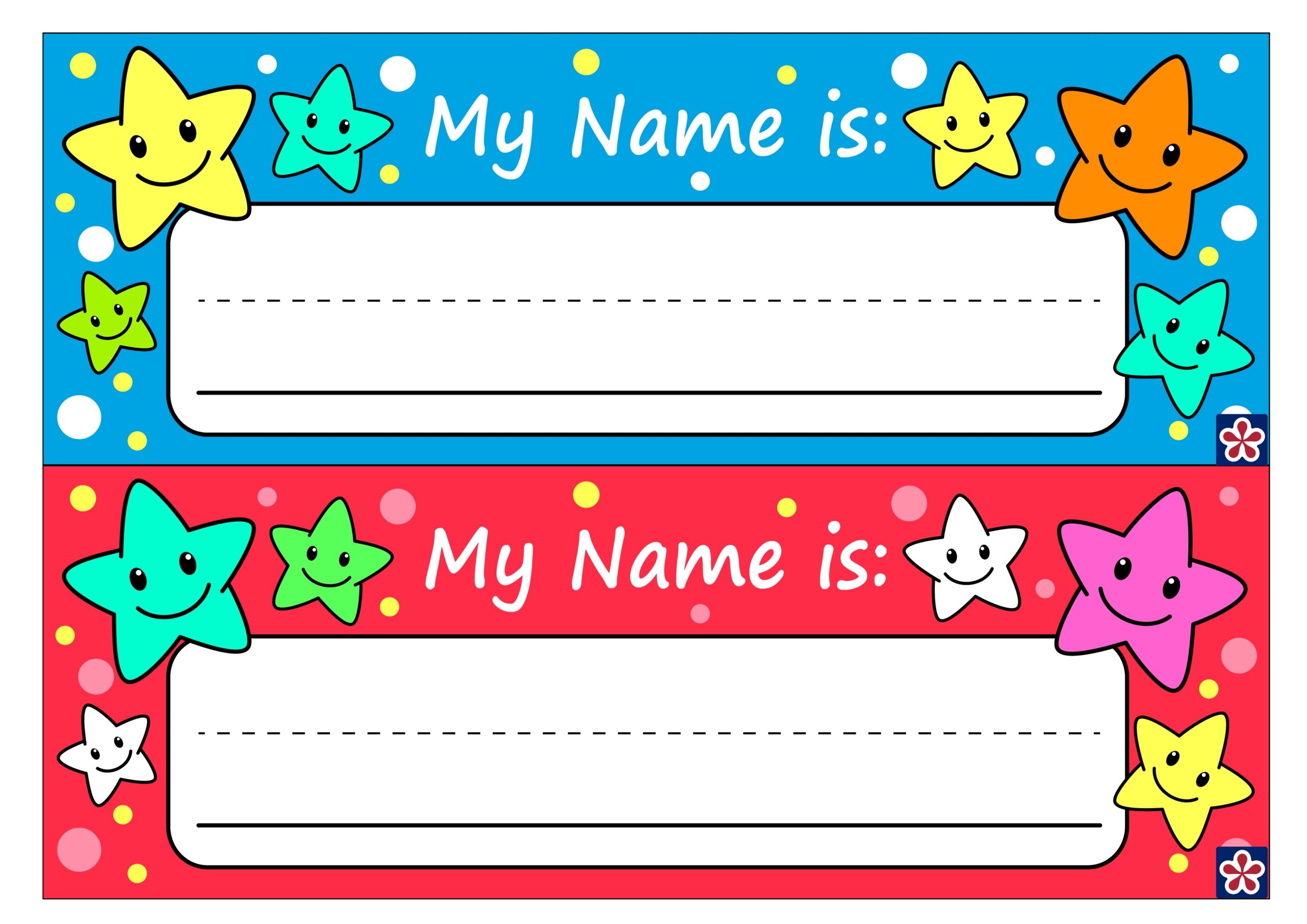Name Template Printable