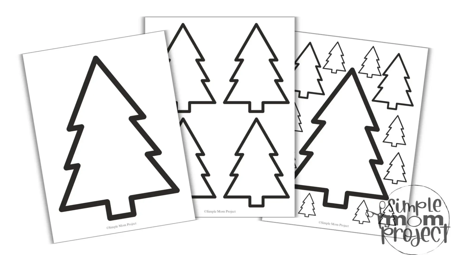 Free Printable Pine Tree Template Simple Mom Project