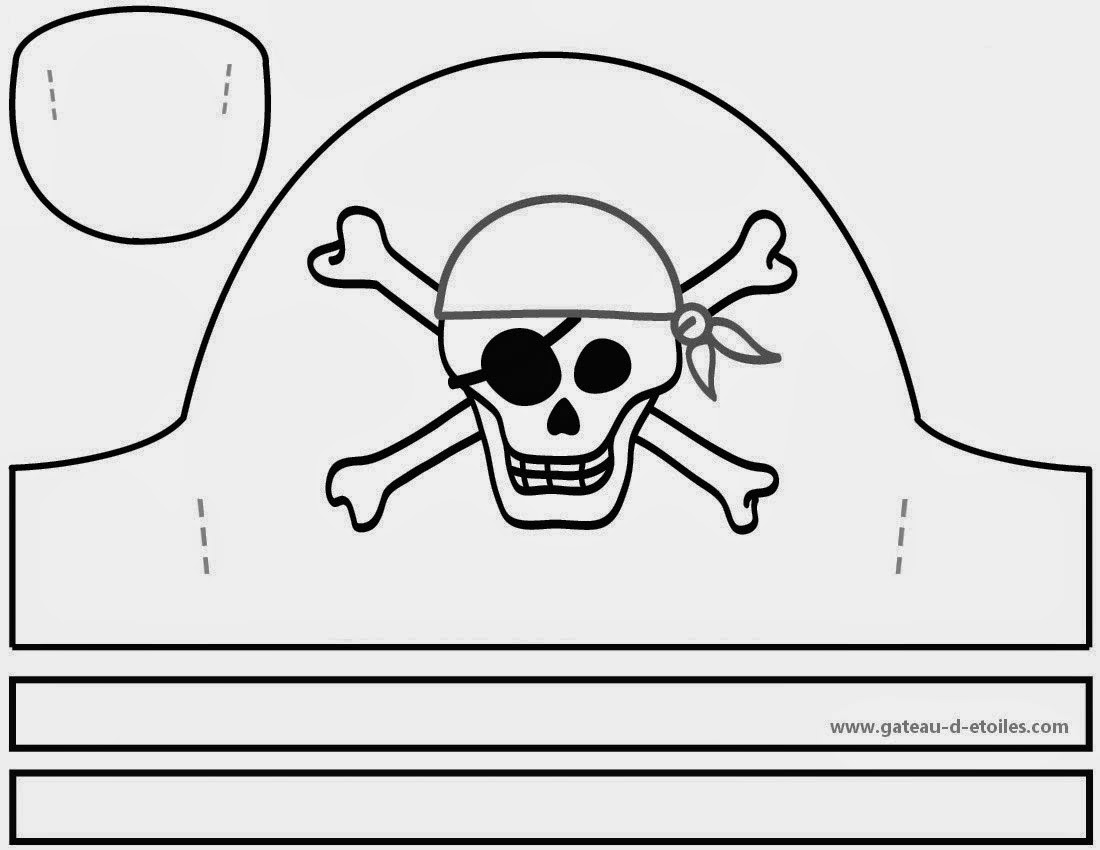 Pirate Hat Printable Template
