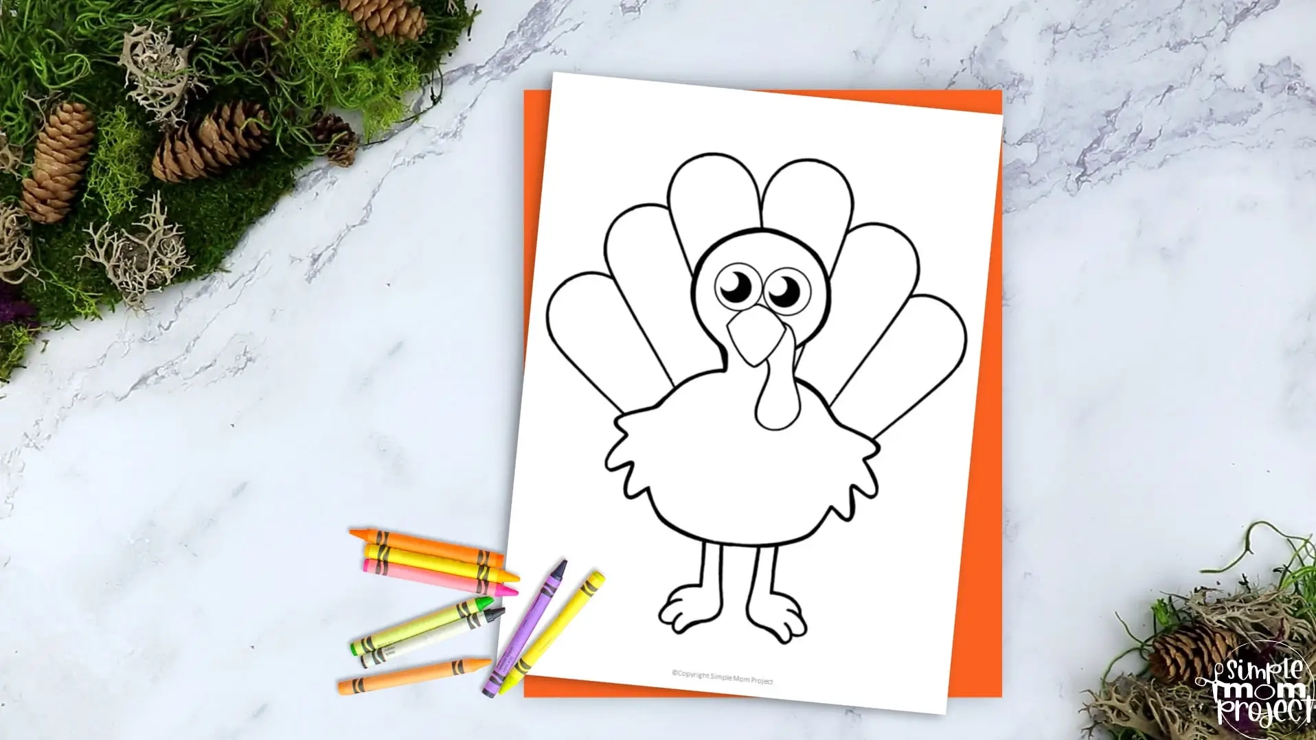 Simple Turkey Template Printable