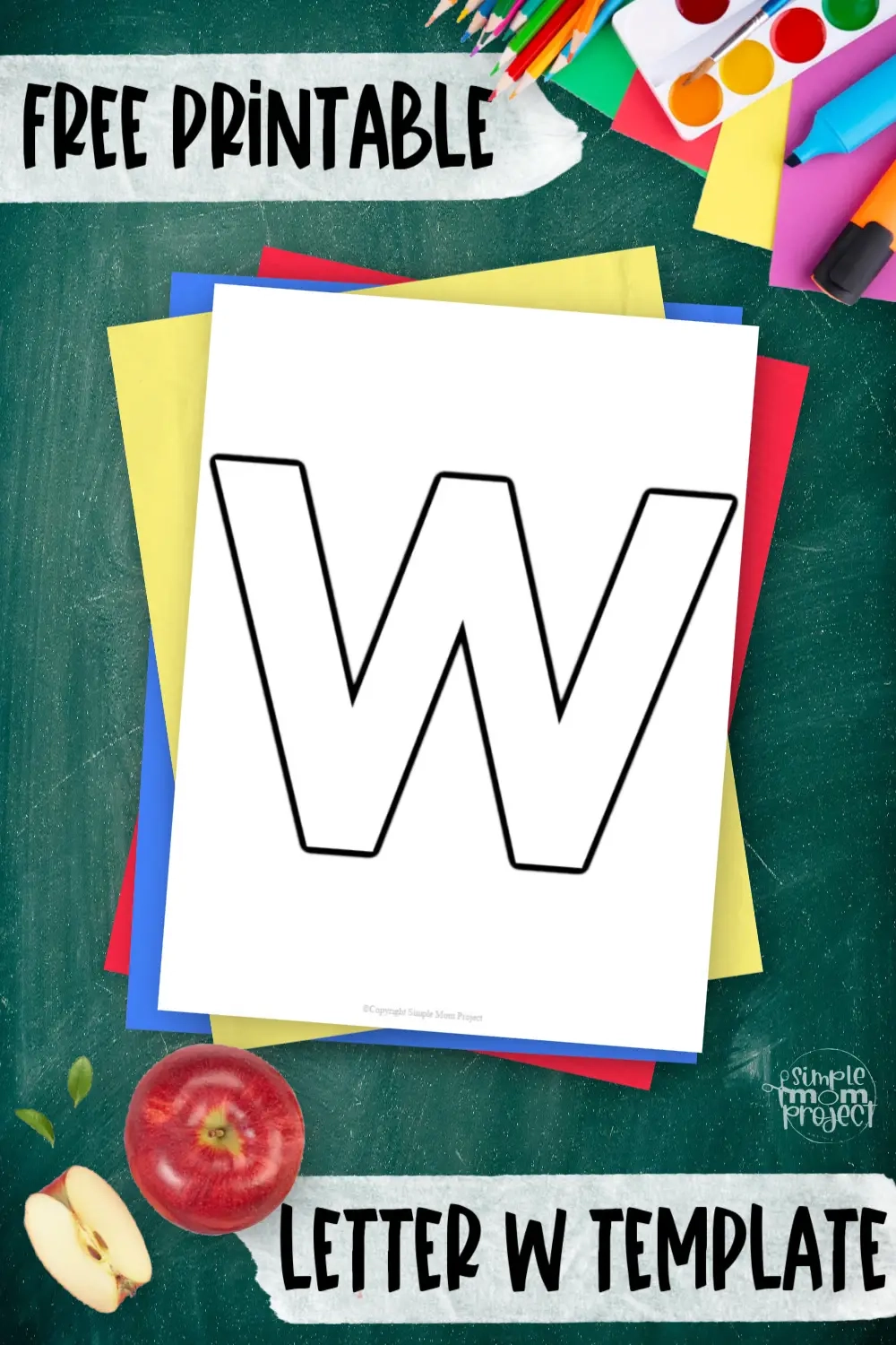 Letter W Template Free Printable Letter W Template Free Printable