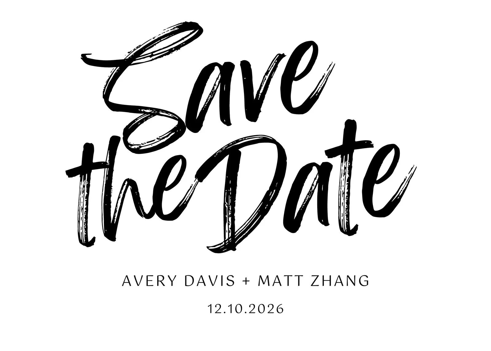 Free Save The Date Card Templates To Edit And Print Canva Free Save The Date Card Templates To Edit And Print Canva