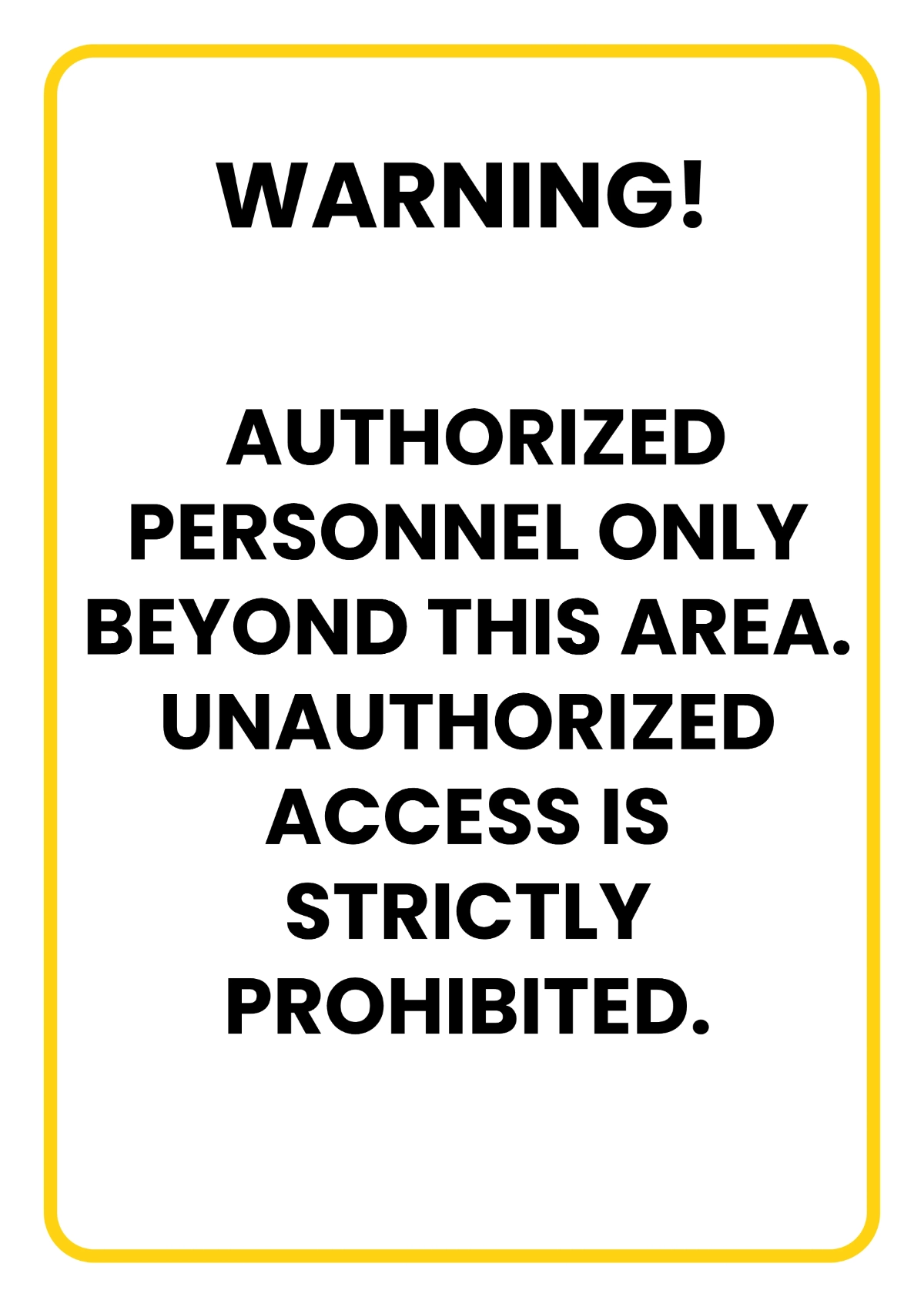 Free Printable Street Sign Template