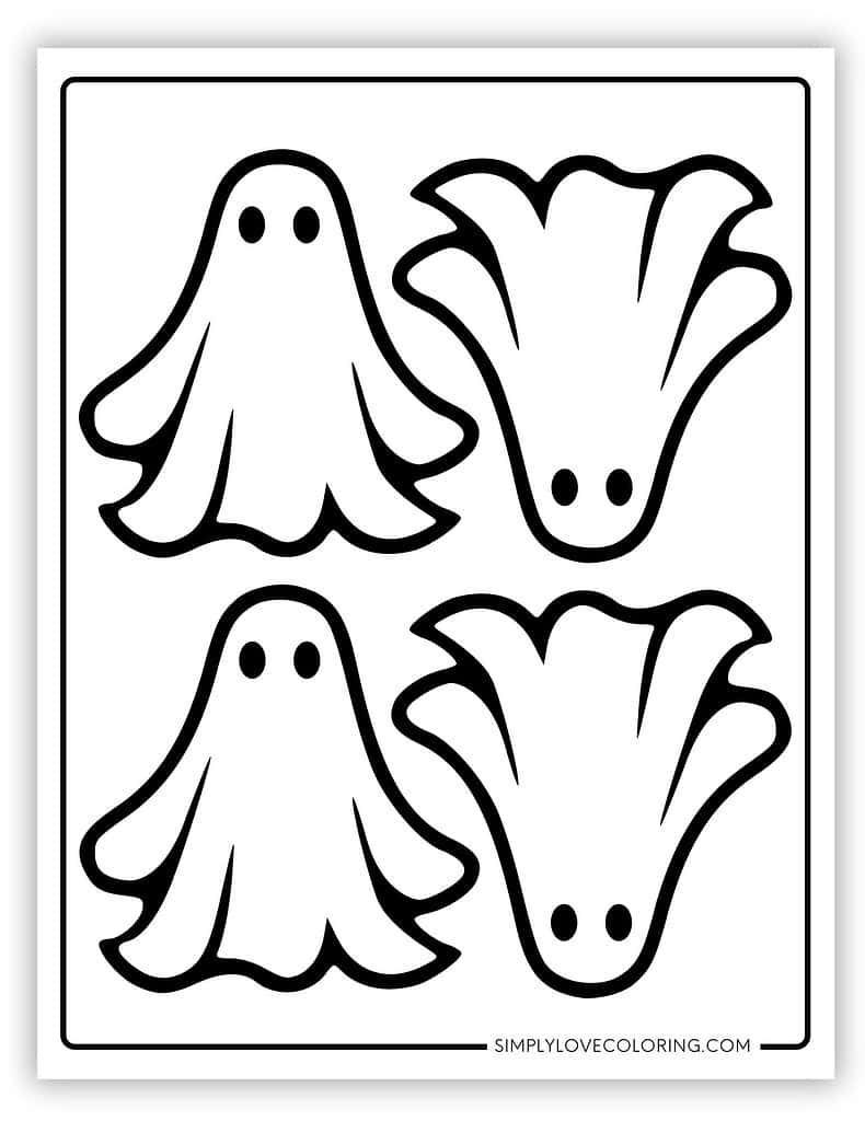 Ghost Template Printable Free