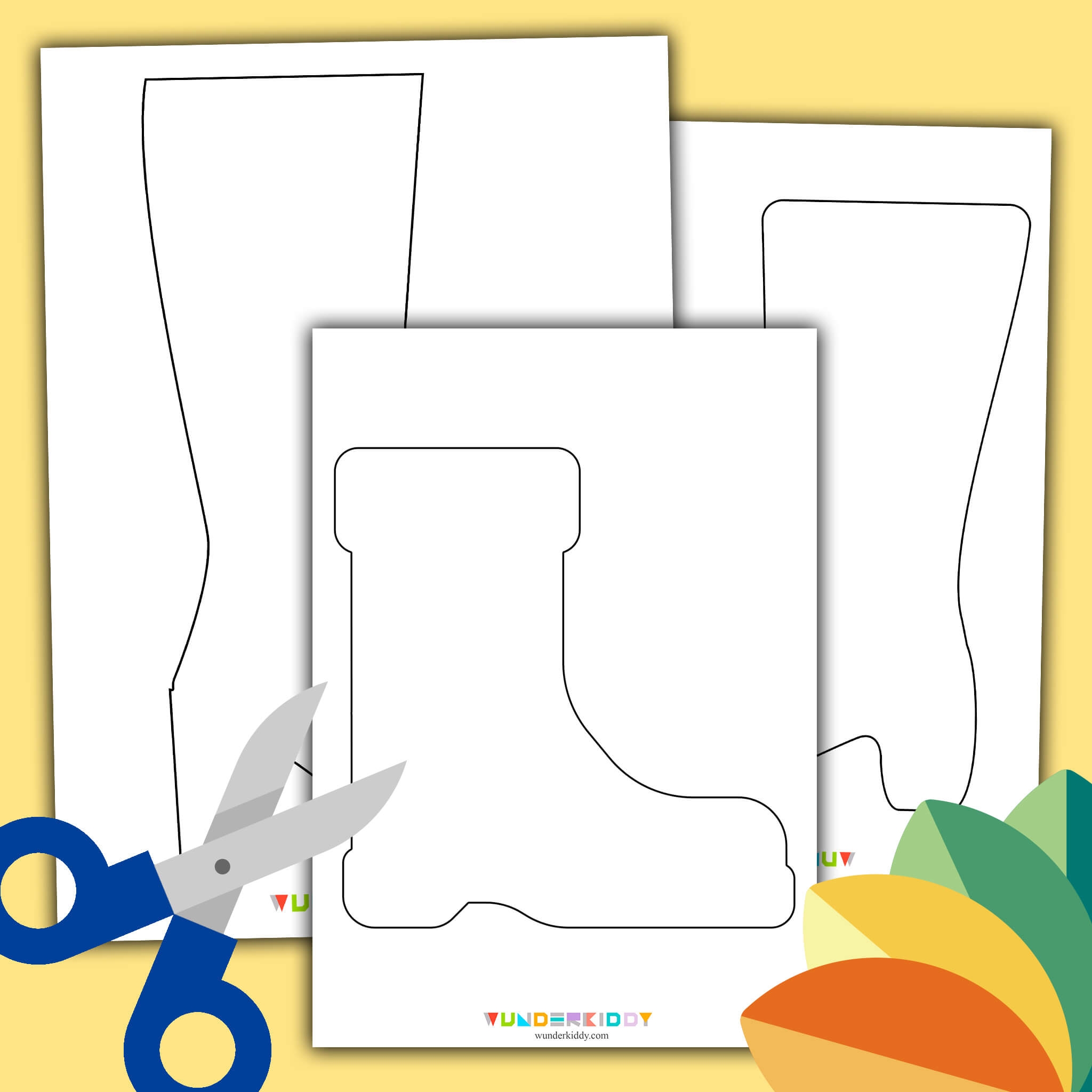 Gummistiefel Malvorlage F r Kleinkinder Zum Ausdrucken