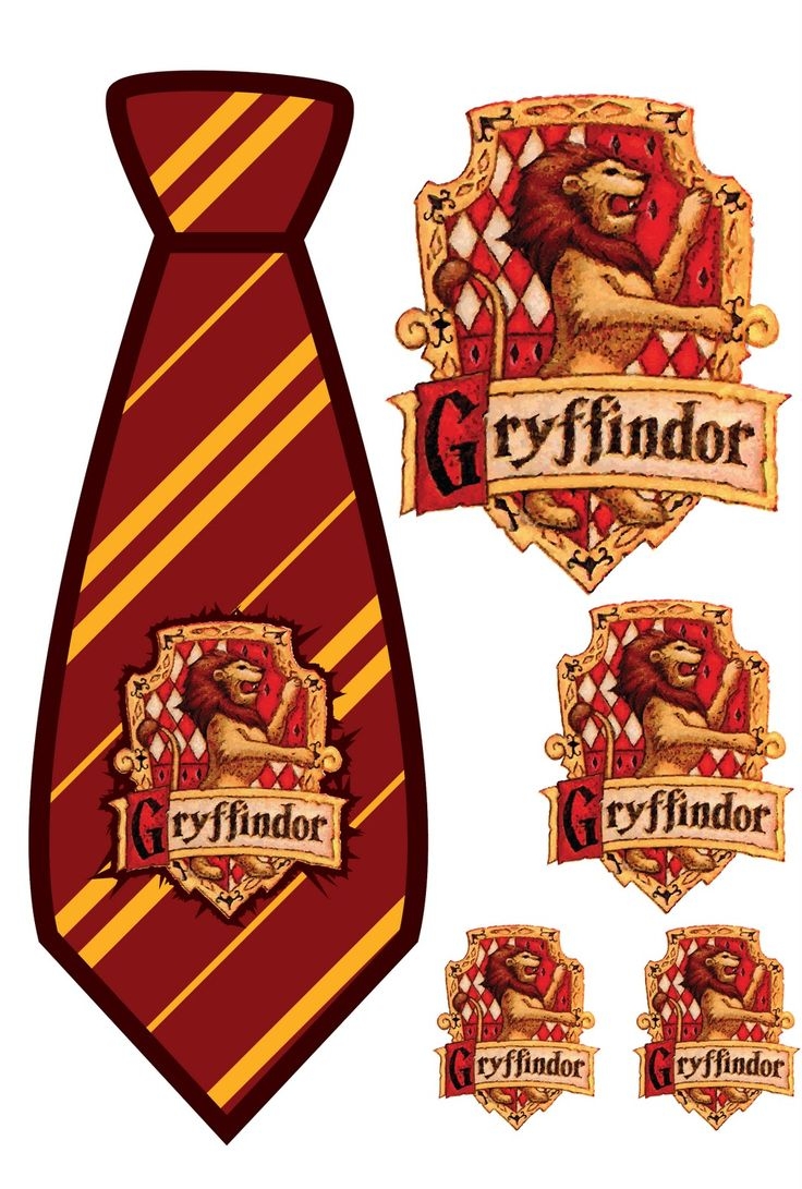 Harry Potter Gryffindor Tie Print Out