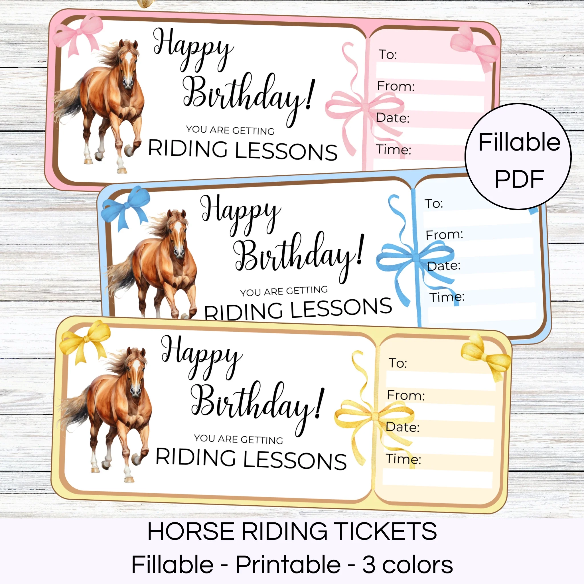 Free Printable Horse Riding Voucher Template Free Printable Horse Riding Voucher Template