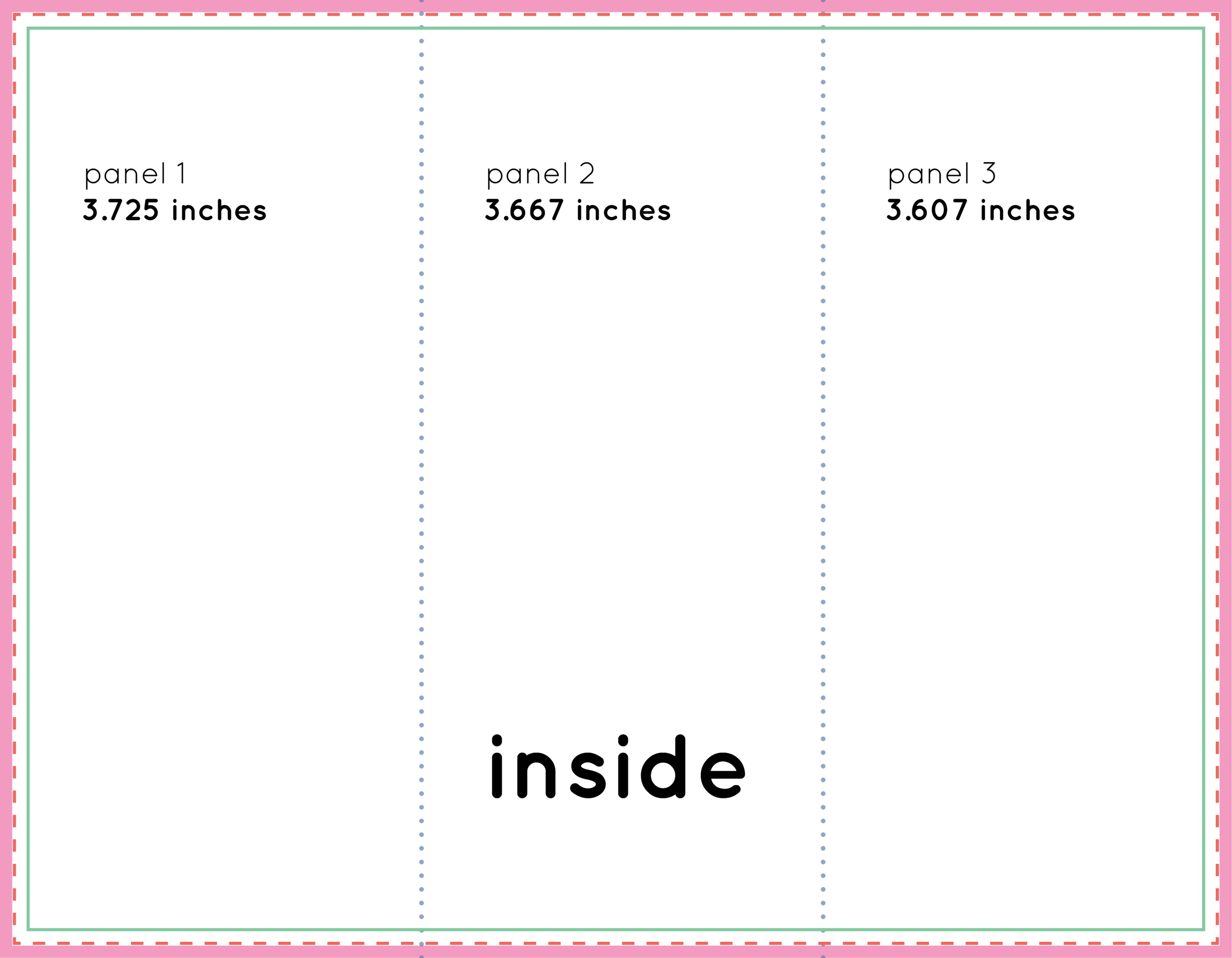 How To Set Up A Tri fold Brochure Plus Free Template Bug Press 