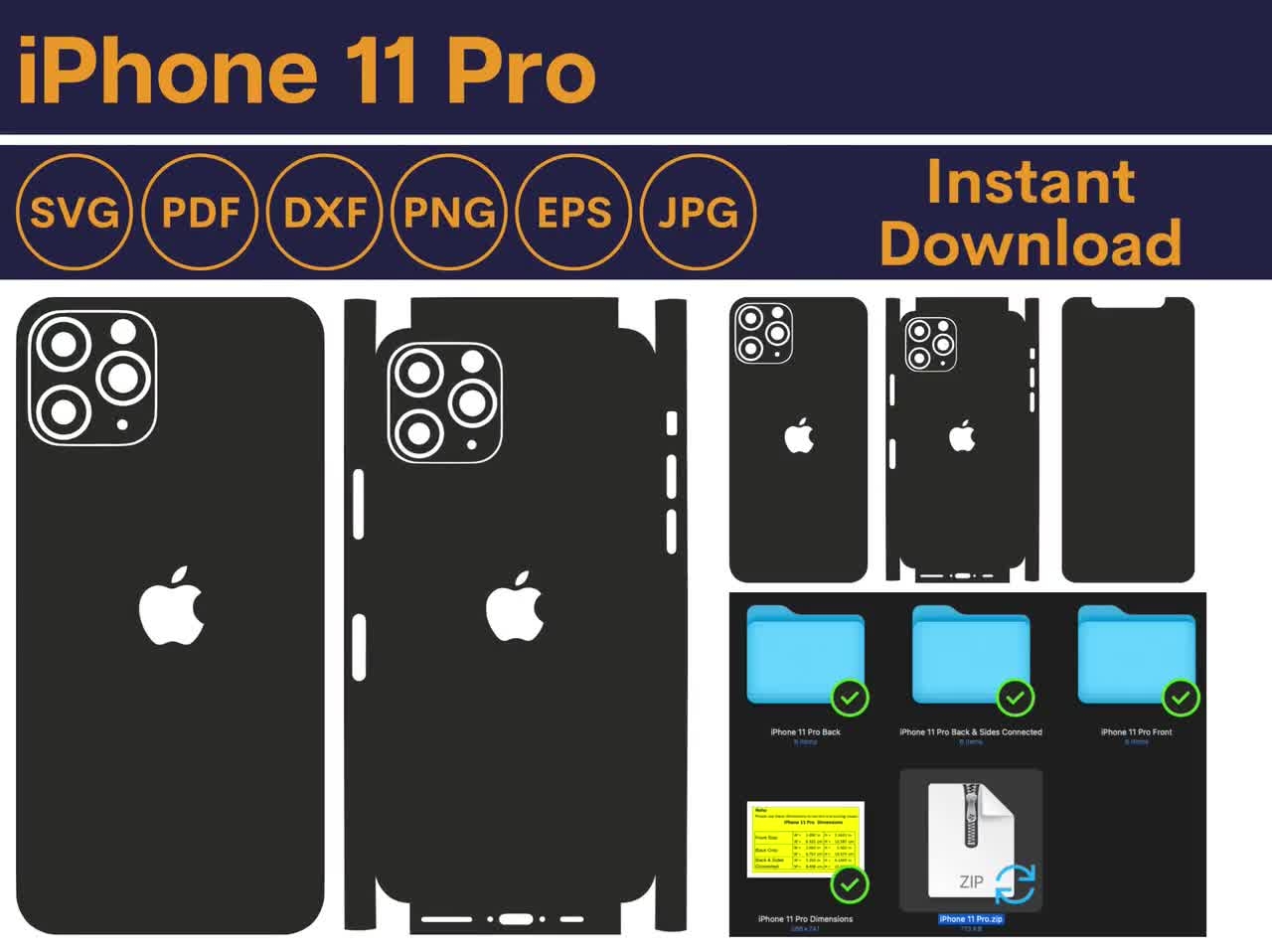 Iphone 11 Pro Max Printable Template