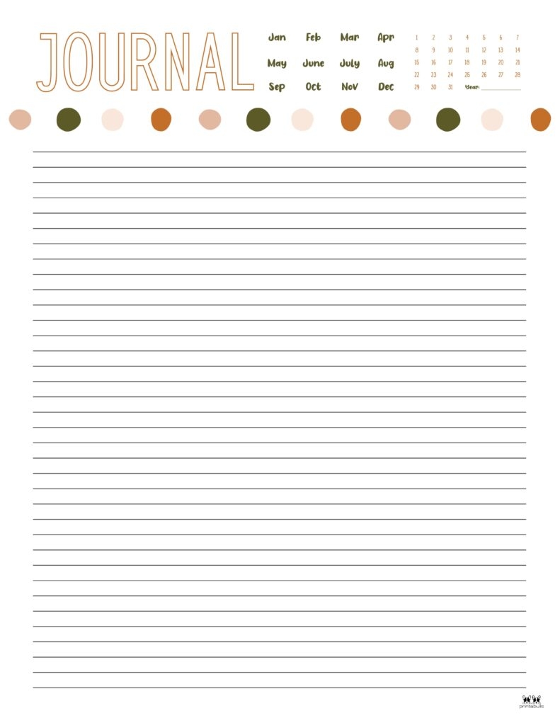 Journal Templates amp Pages 25 FREE Printables Printabulls