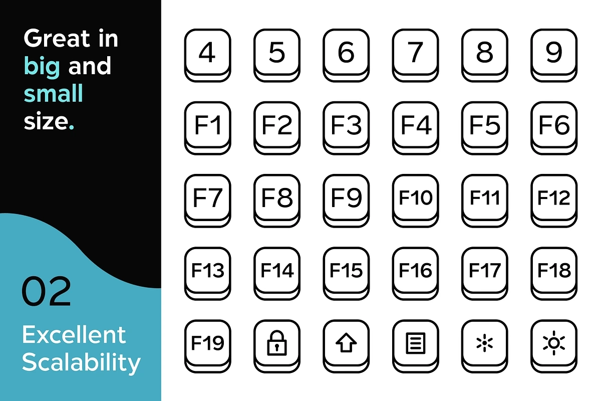 Function Key Template Printable