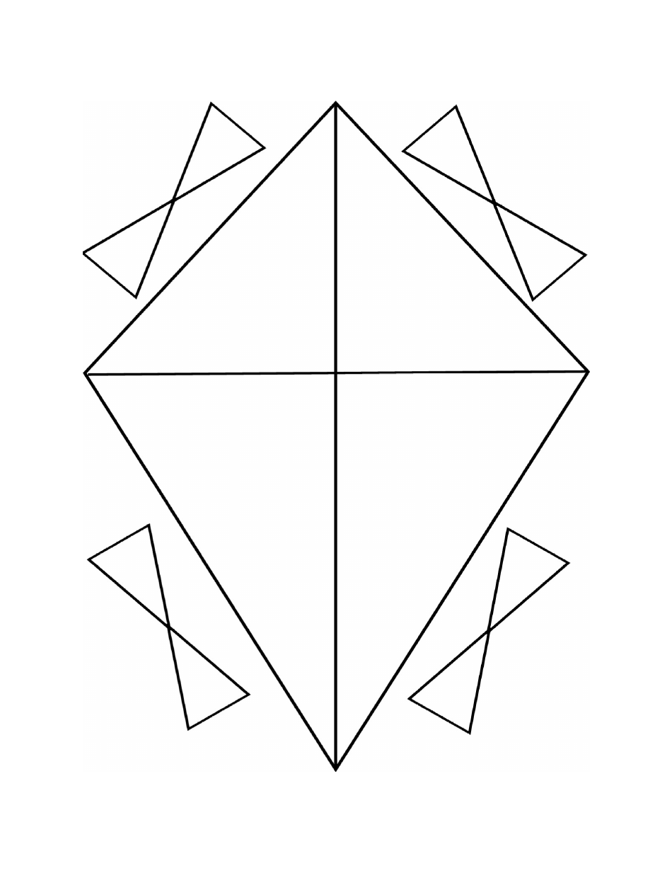 Kite Template Printable Free