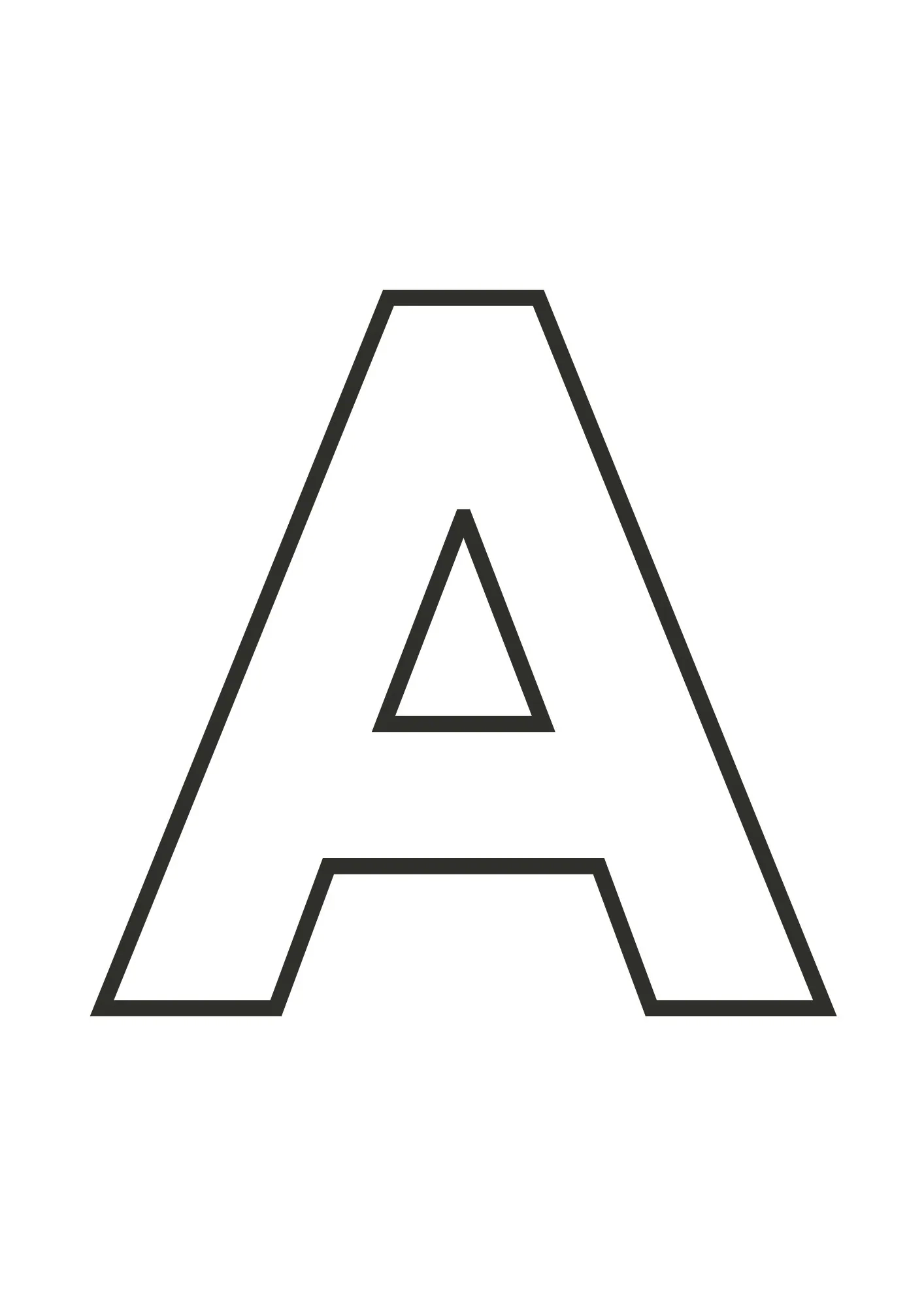 Large Printable Alphabet Letters For Classroom 8 Inch Big Number