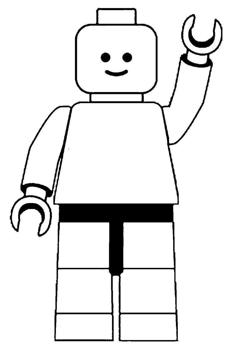 Lego Man Template Printable