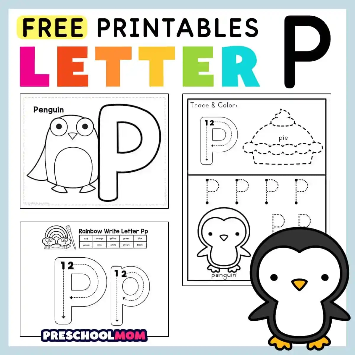 Letter P Printable Template