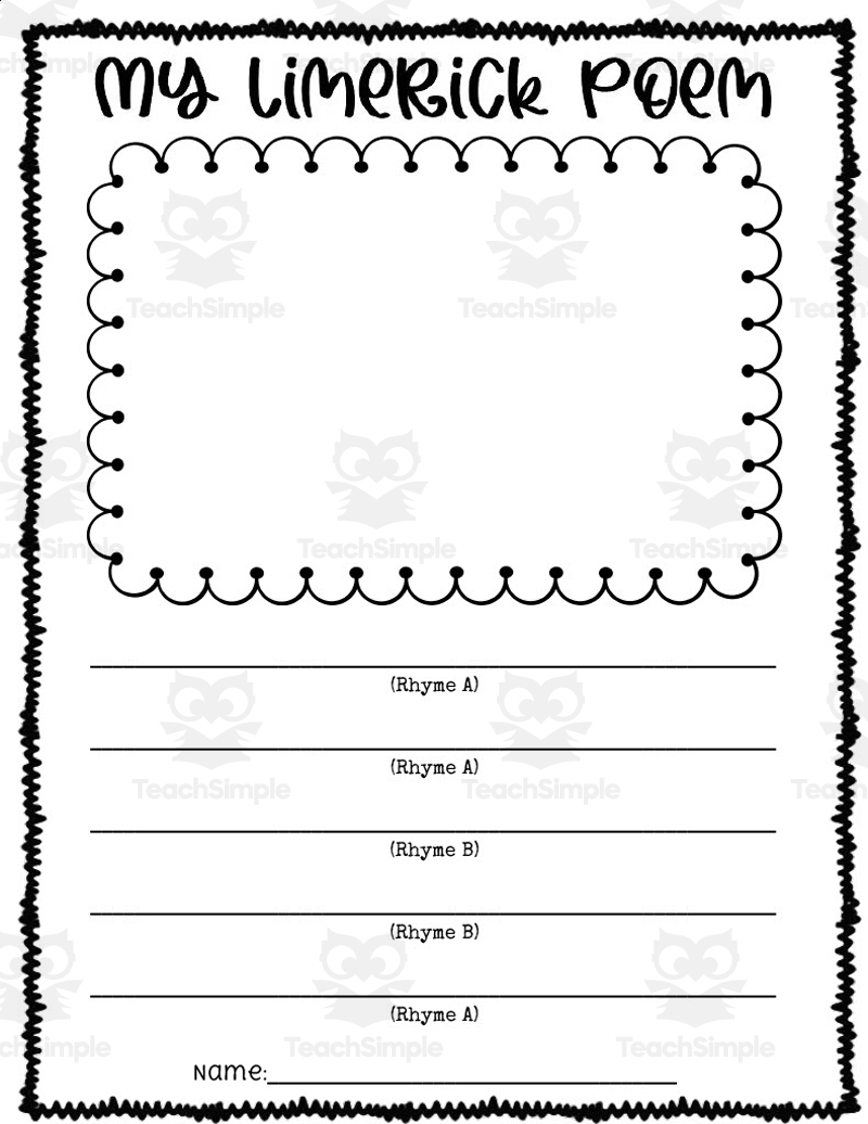 Limerick Template Printable