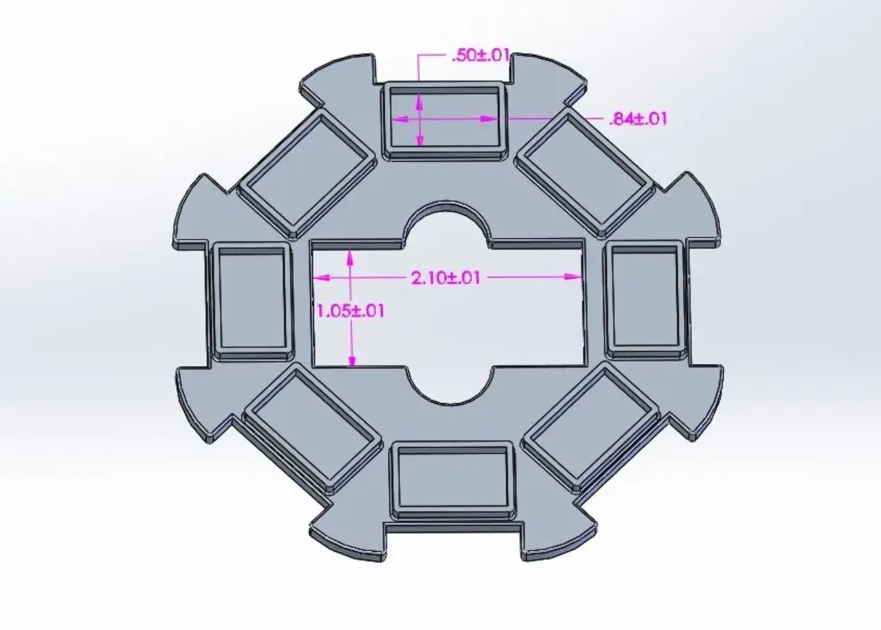 Mexican Train Domino Hub By Sthone Download Free STL Model
