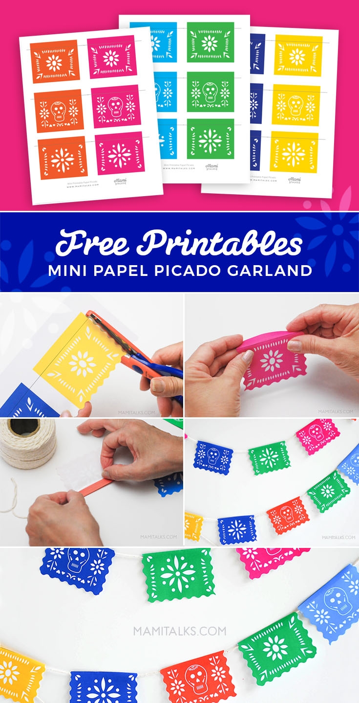 Mini Printable Papel Picado Make A Garland Mami Talks