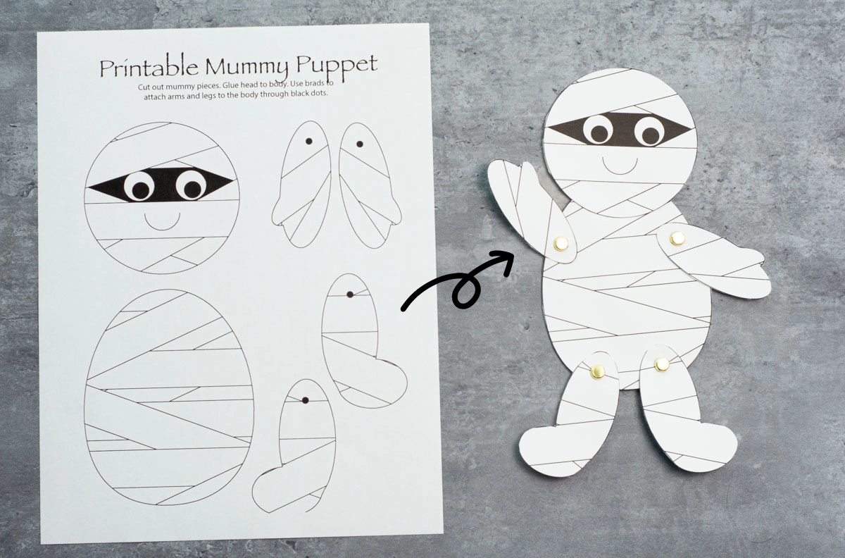 Printable Mummy Template