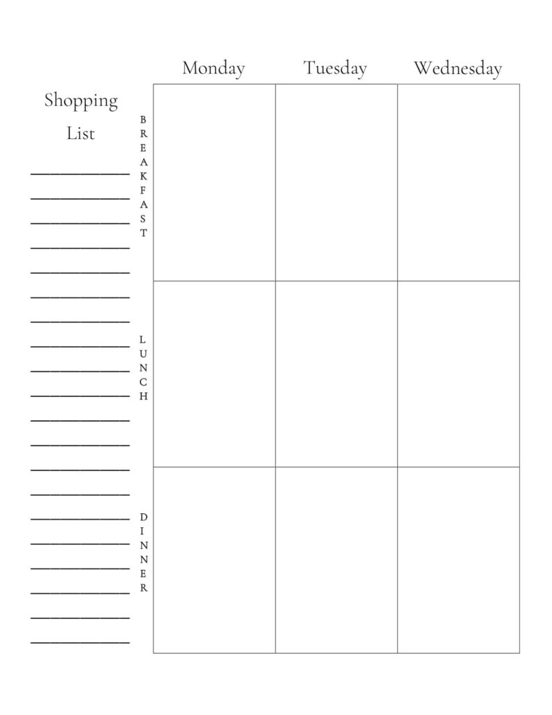Happy Planner Printable Templates