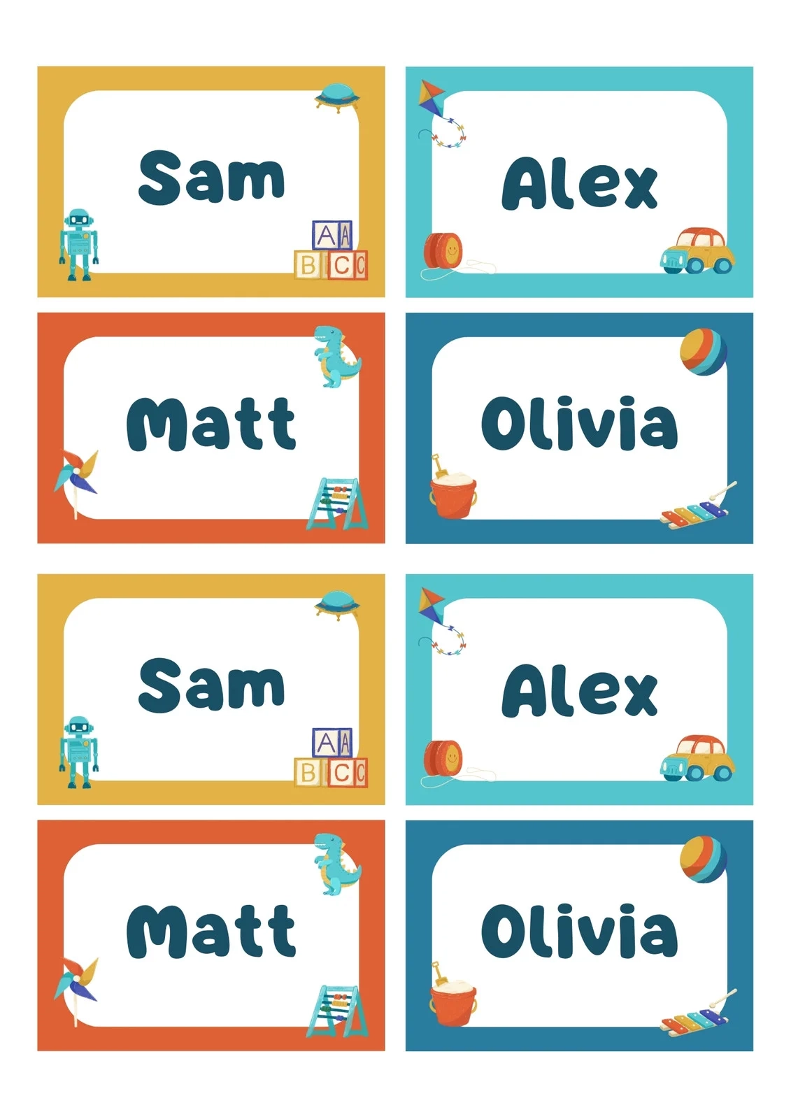 Name Tag Template Free Printable Word