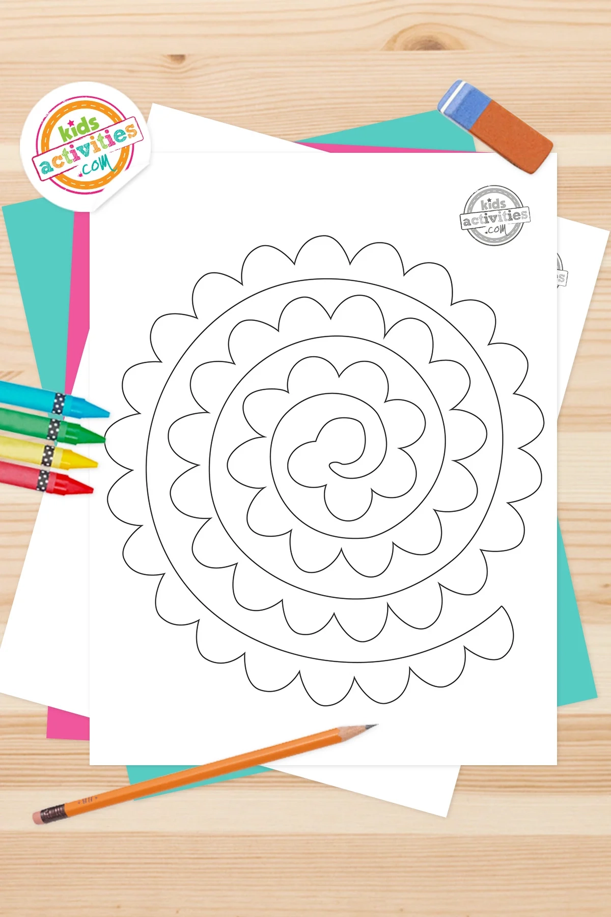 Paper Roses Free Printable Templates Kids Activities Blog Paper Roses Free Printable Templates Kids Activities Blog