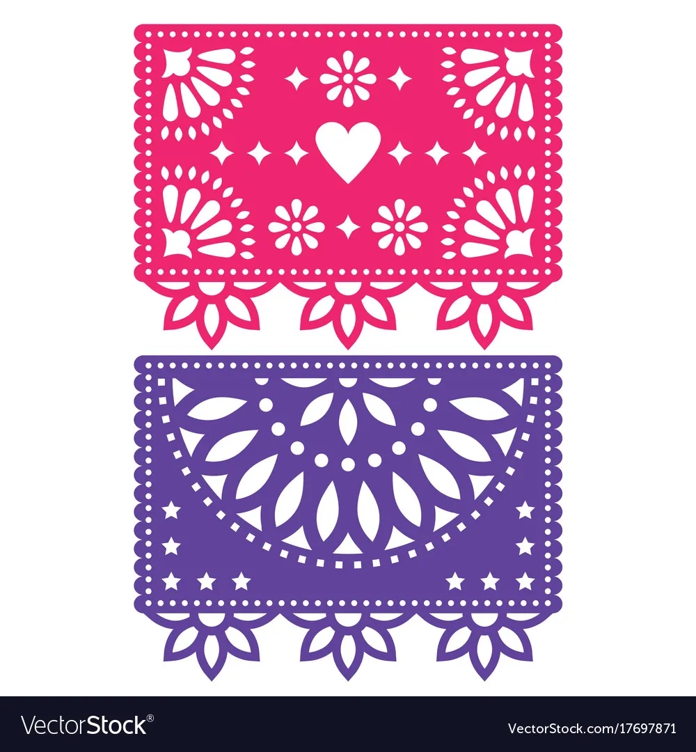 Printable Papel Picado Template
