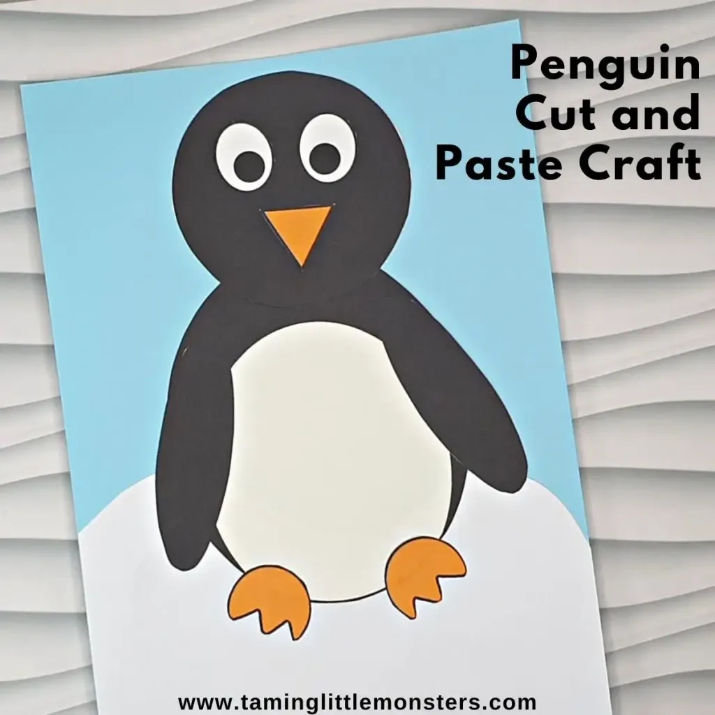 Printable Cut Out Penguin Template