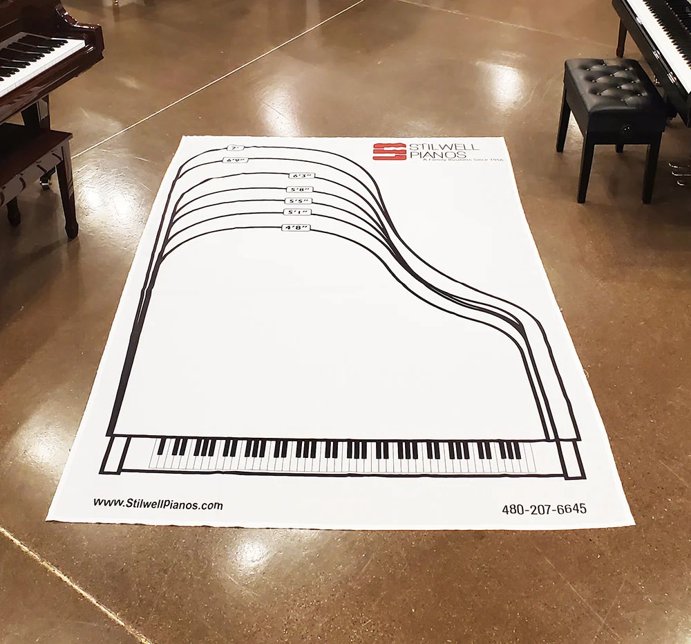 Piano Floor Template Stilwell Pianos