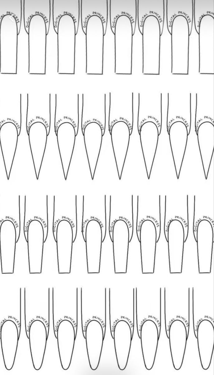 Printable Nail Design Template