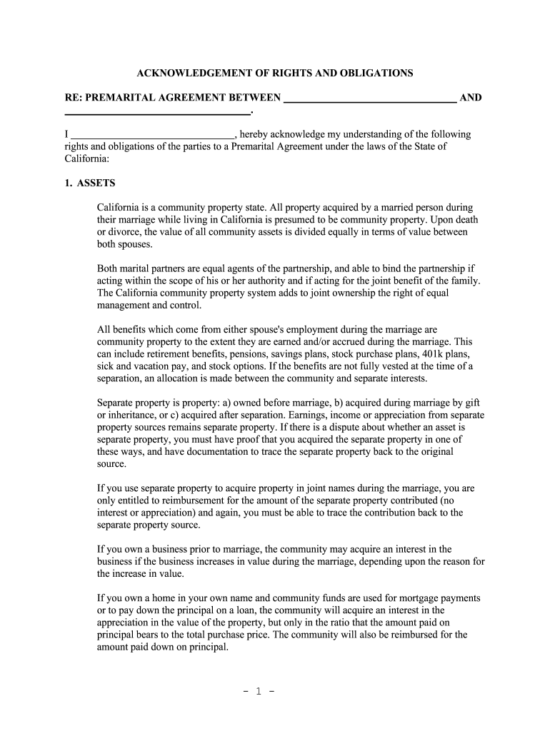 Printable Prenuptial Agreement Template Word