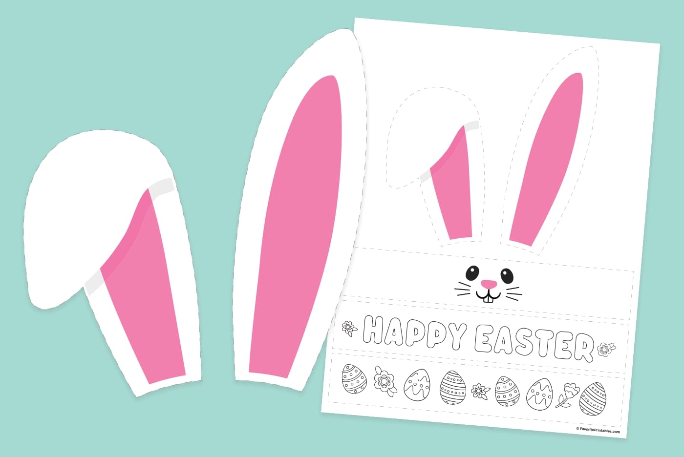 Printable Bunny Ears Template