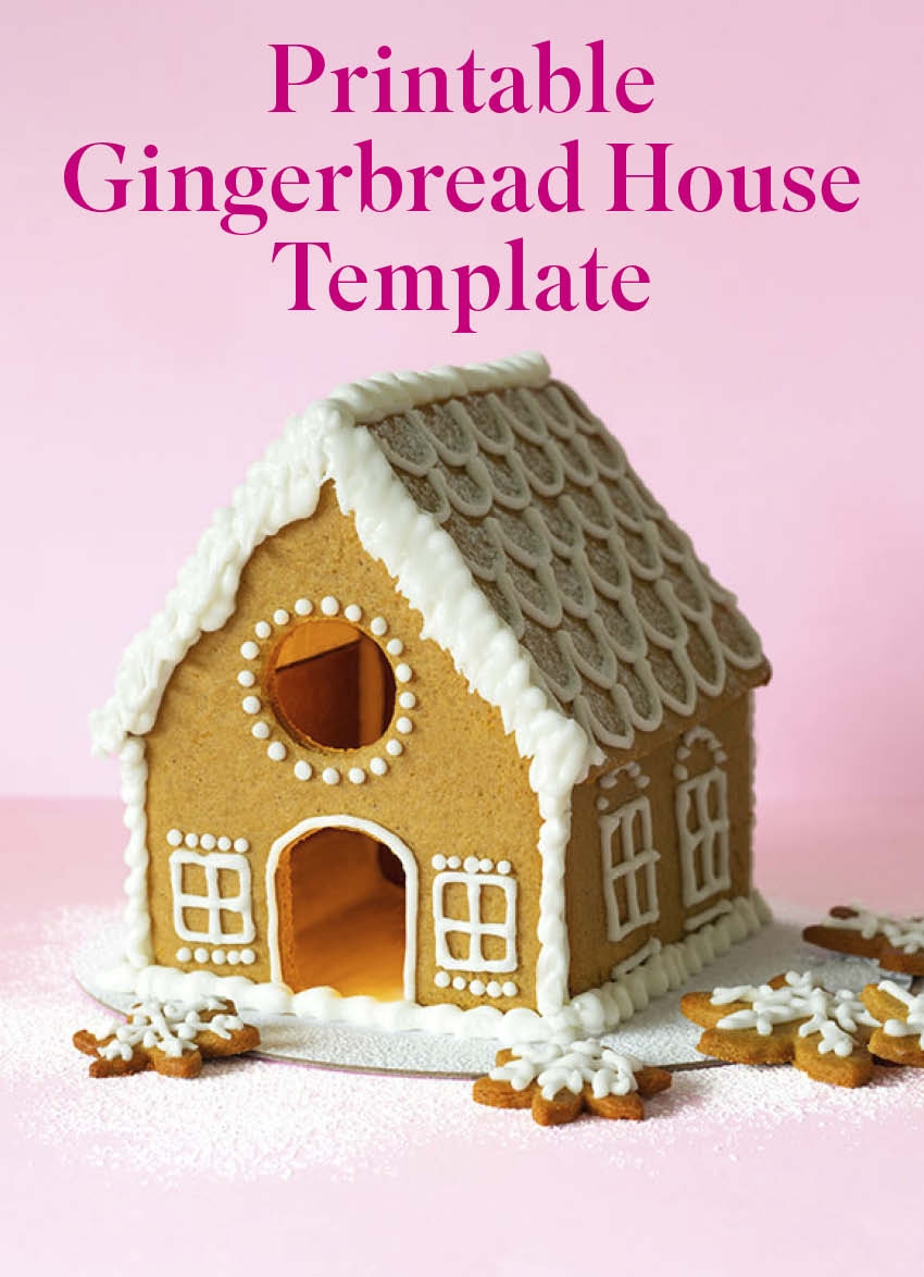 Printable Template For Gingerbread House