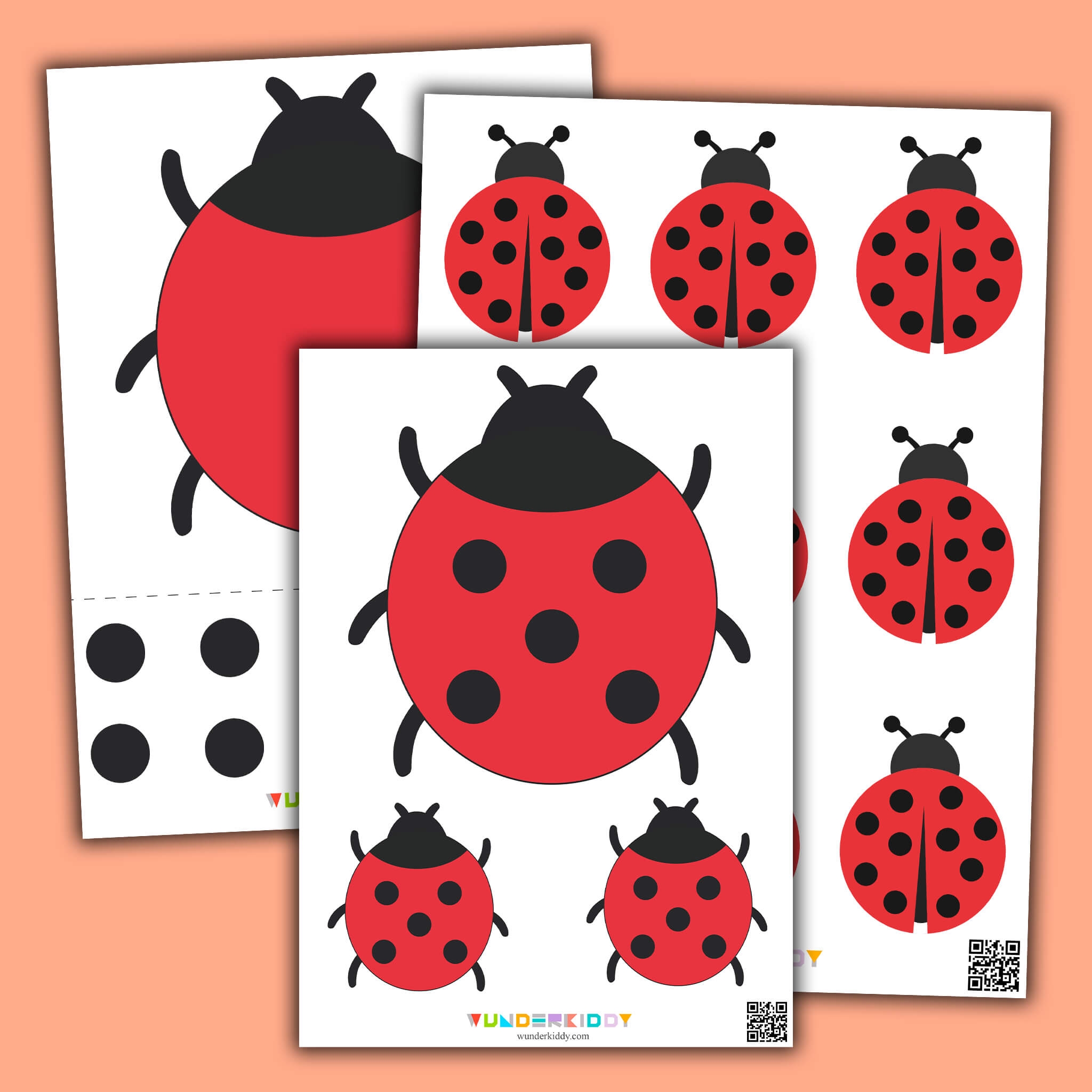 Printable Cut Out Ladybug Template