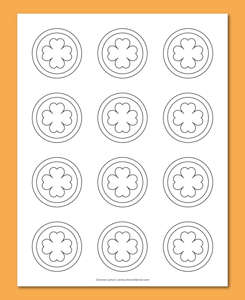Coin Template Printable Coin Template Printable