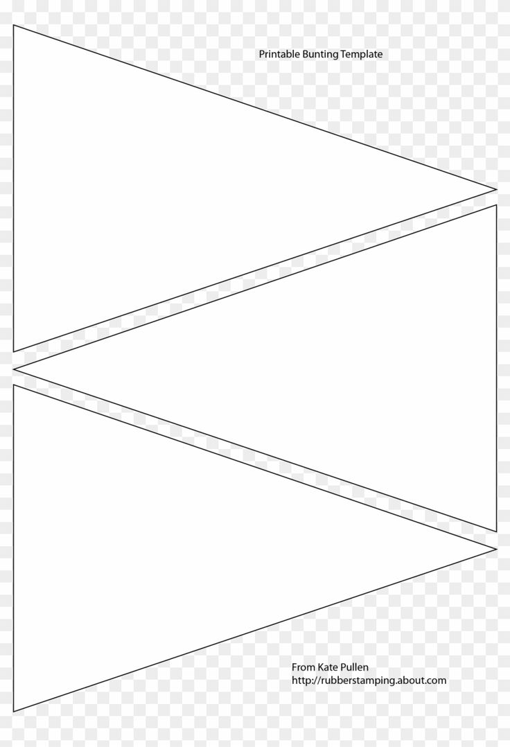 Free Printable Pennant Template