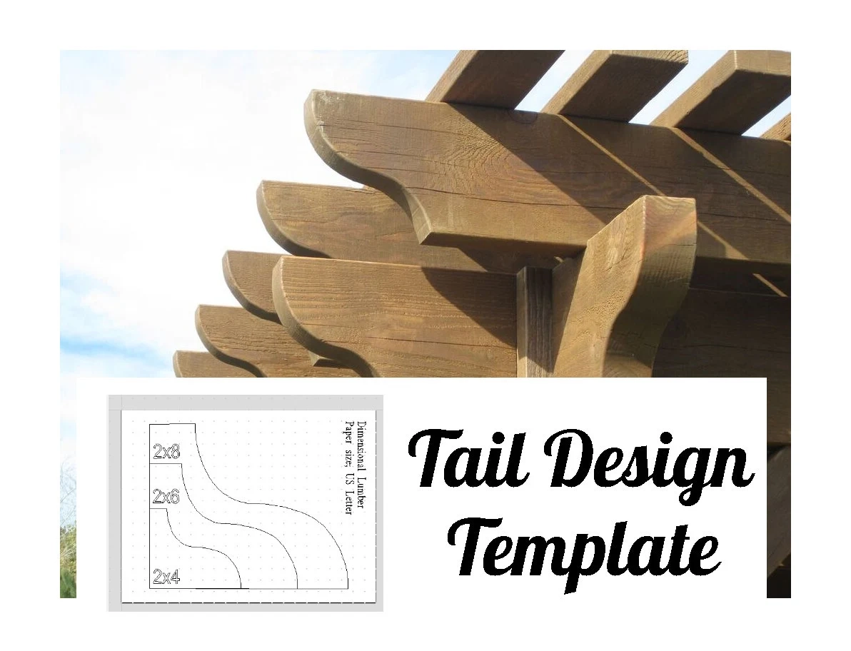 2x6 Printable Free Printable Pergola End Templates