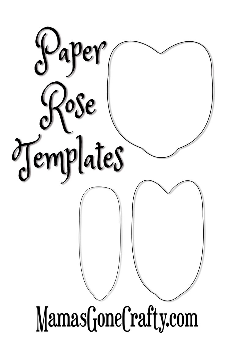 Rose Petal Printable Templates Freebie Friday Rose Petal Printable Templates Freebie Friday