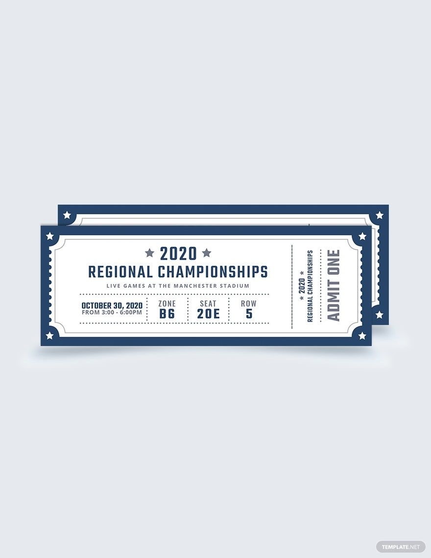 Sample Blank Sports Ticket Template In Photoshop Word Sample Blank Sports Ticket Template In Photoshop Word