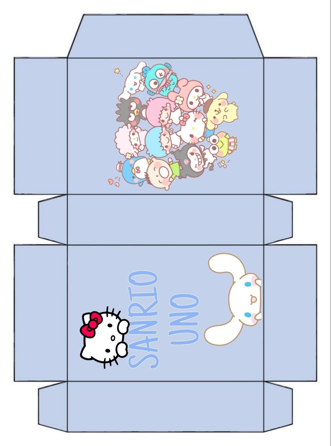 Hello Kitty Box Template Printable
