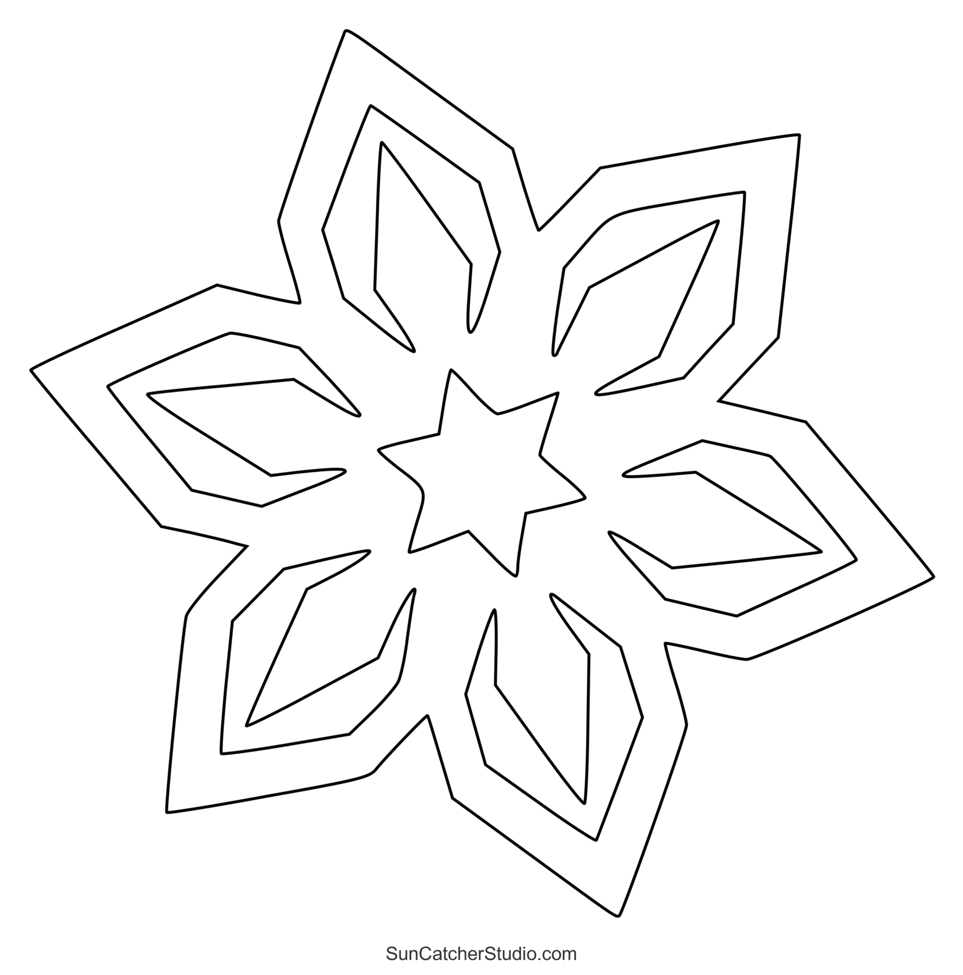 Snowflake Templates Printable Stencils And Patterns Free 