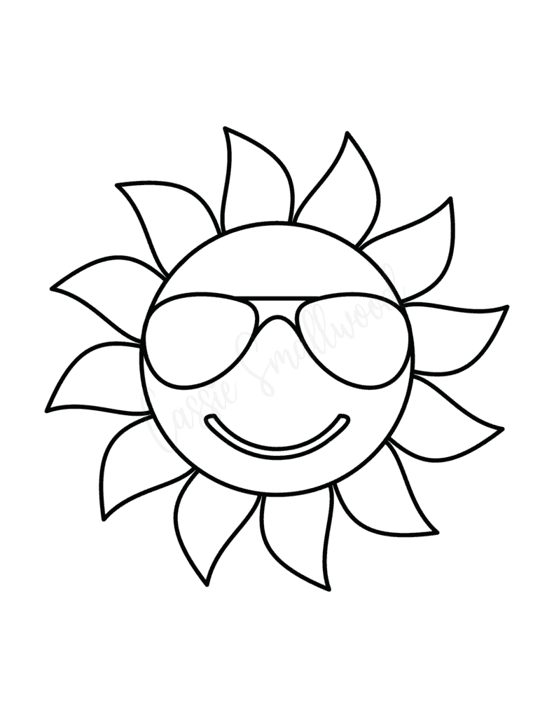 Sunshine Template Printable