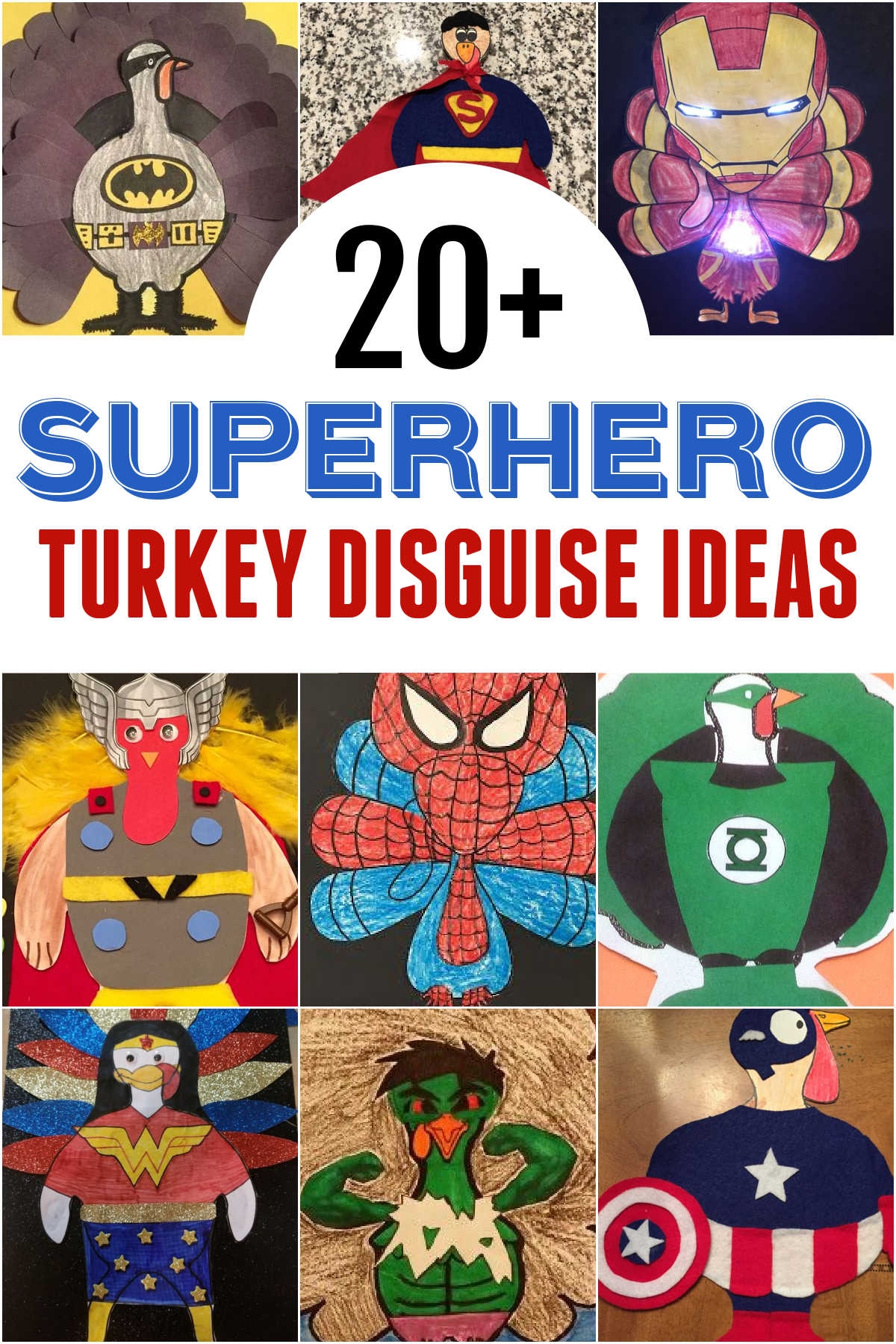 Disguise Template Printable Iron Man Turkey Disguise